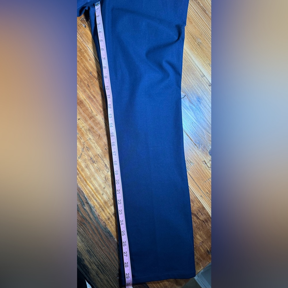 Lauren Ralph Lauren Women’s Stretch Cotton Spandex Navy Blue Straight leg pant 8 - Picture 9 of 13